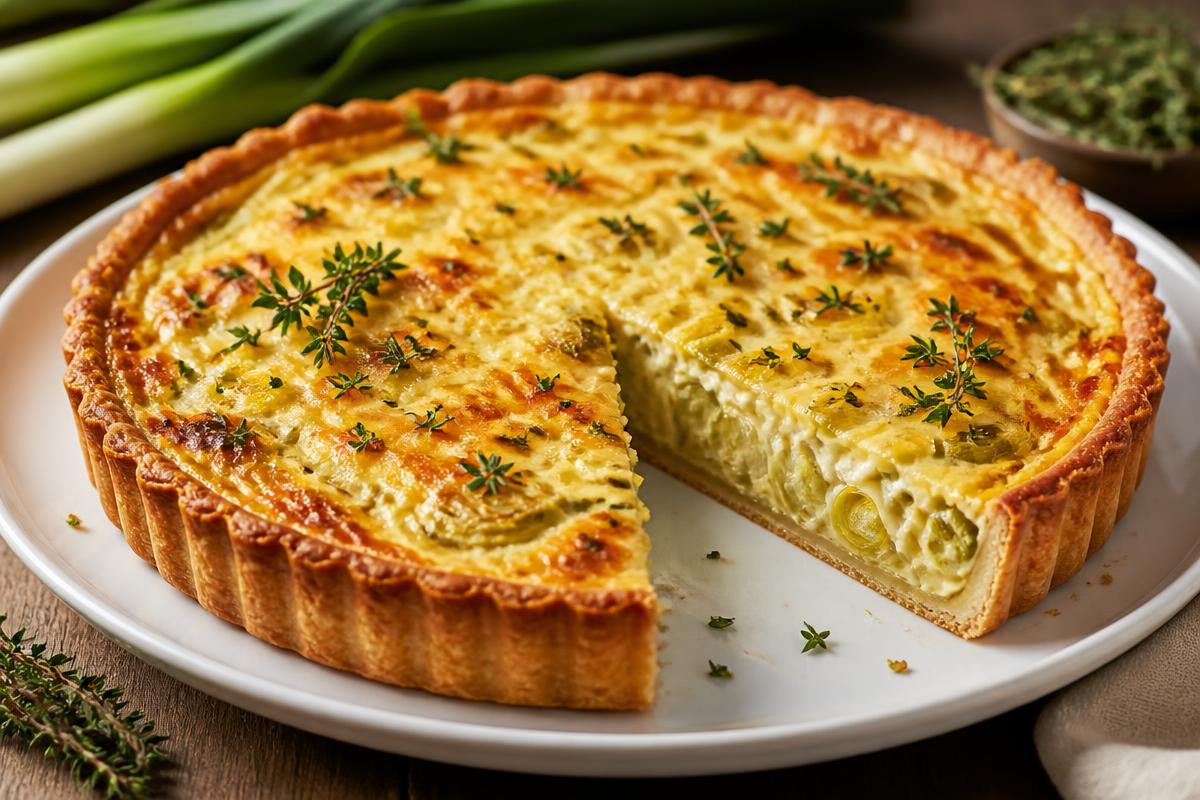 Quiche de Alho-Poró
