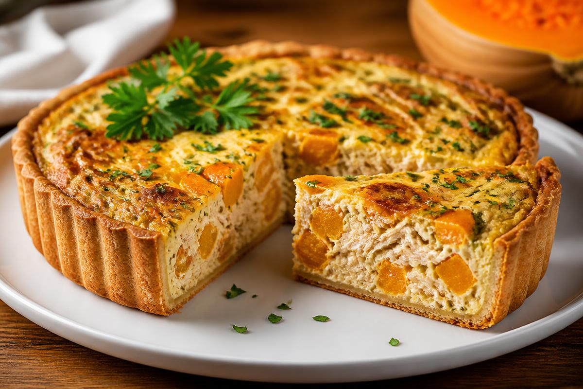 Torta de Frango com Abóbora